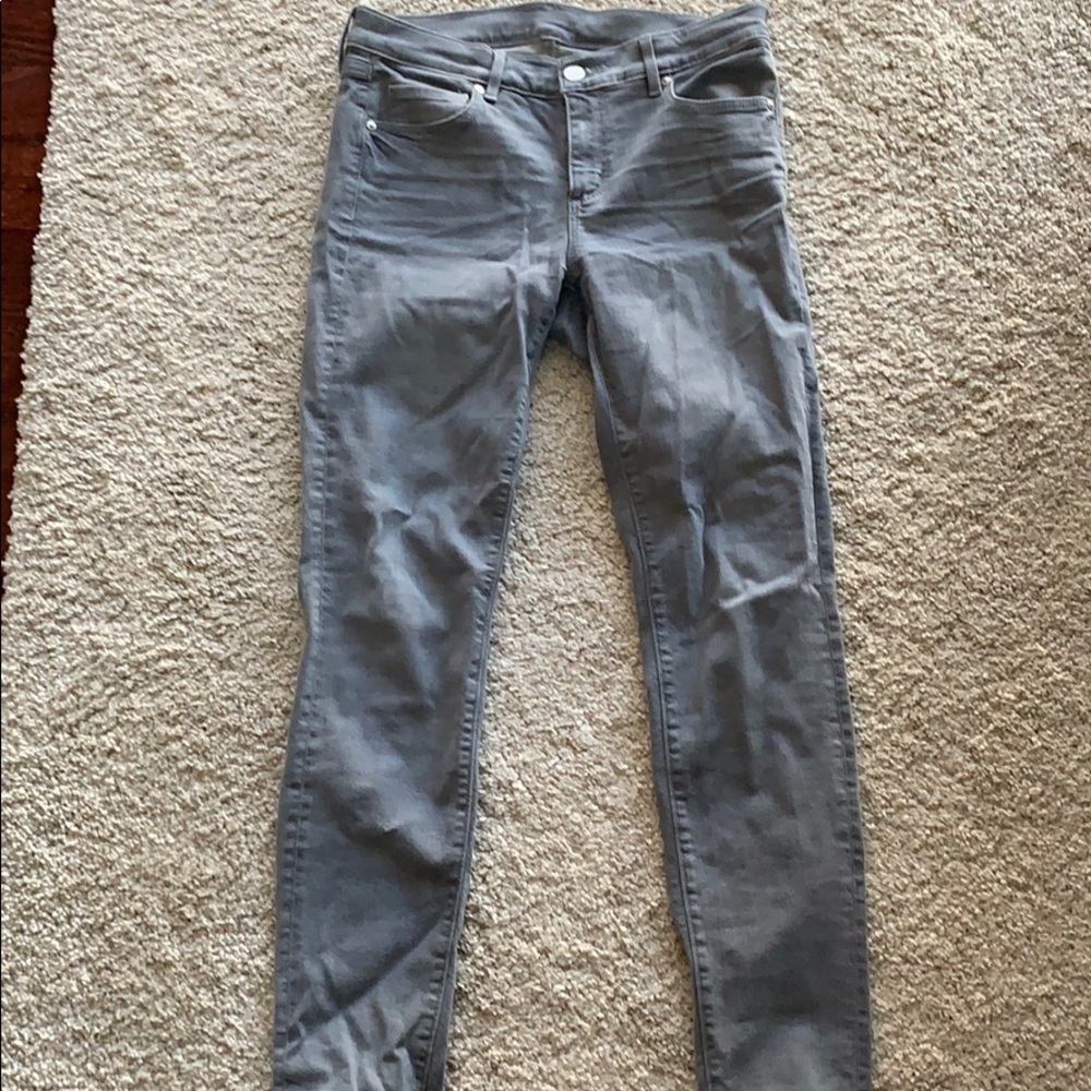 LOFT Grey Skinny Jeans Size 4